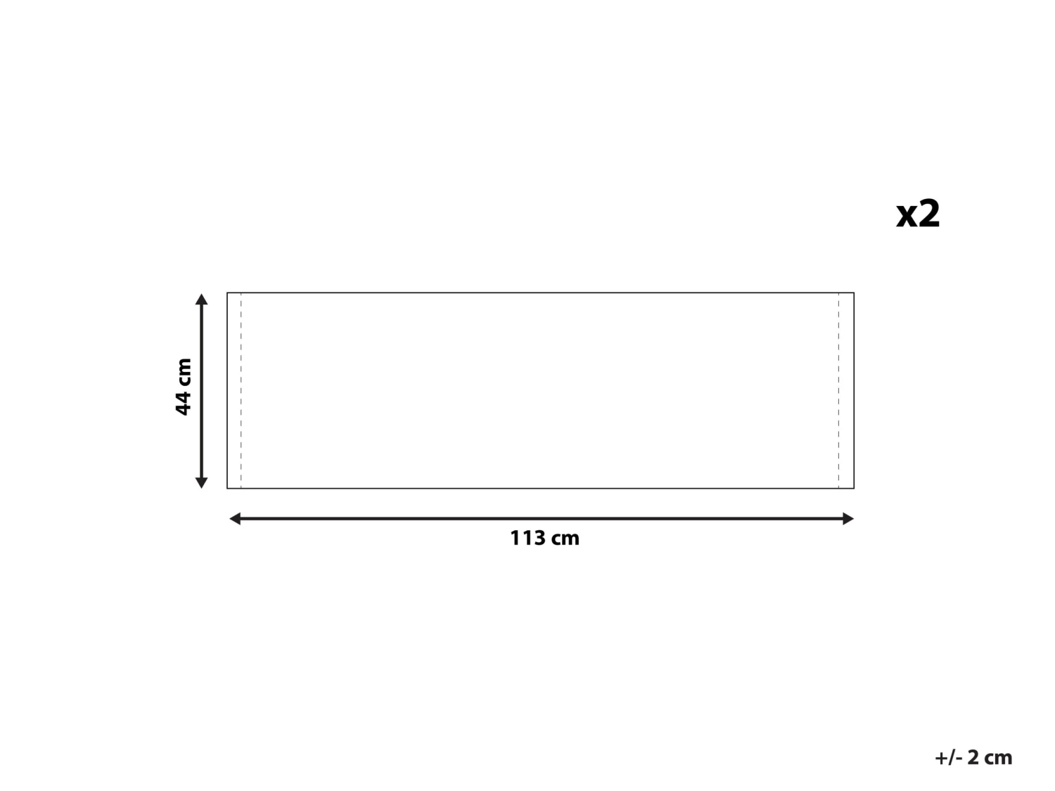 Flamingokuviollinen Vaihtokangas Aurinkotuoliin 2 Kpl ANZIO / AVELLINO - Image 5