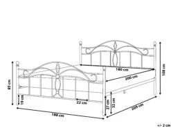 Sänky Metalli Musta ANTLIA Useita Kokoja 21 Sänky Metalli Musta ANTLIA Useita Kokoja -Koti Kaluste undef src sa picid 806639 type whitesh image