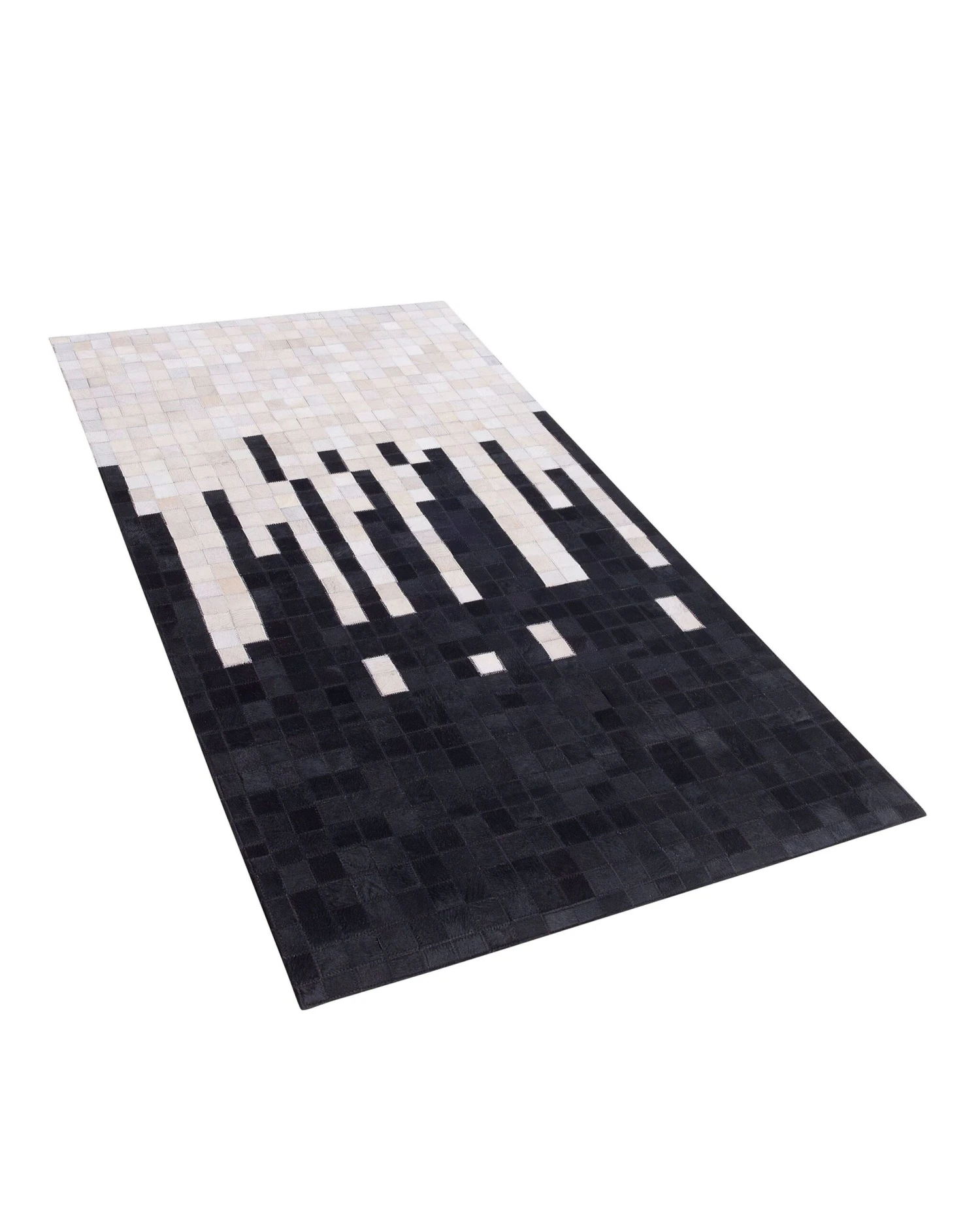 Matto Lehmännahka Musta/valkoinen BOLU Useita Kokoja - Image 3