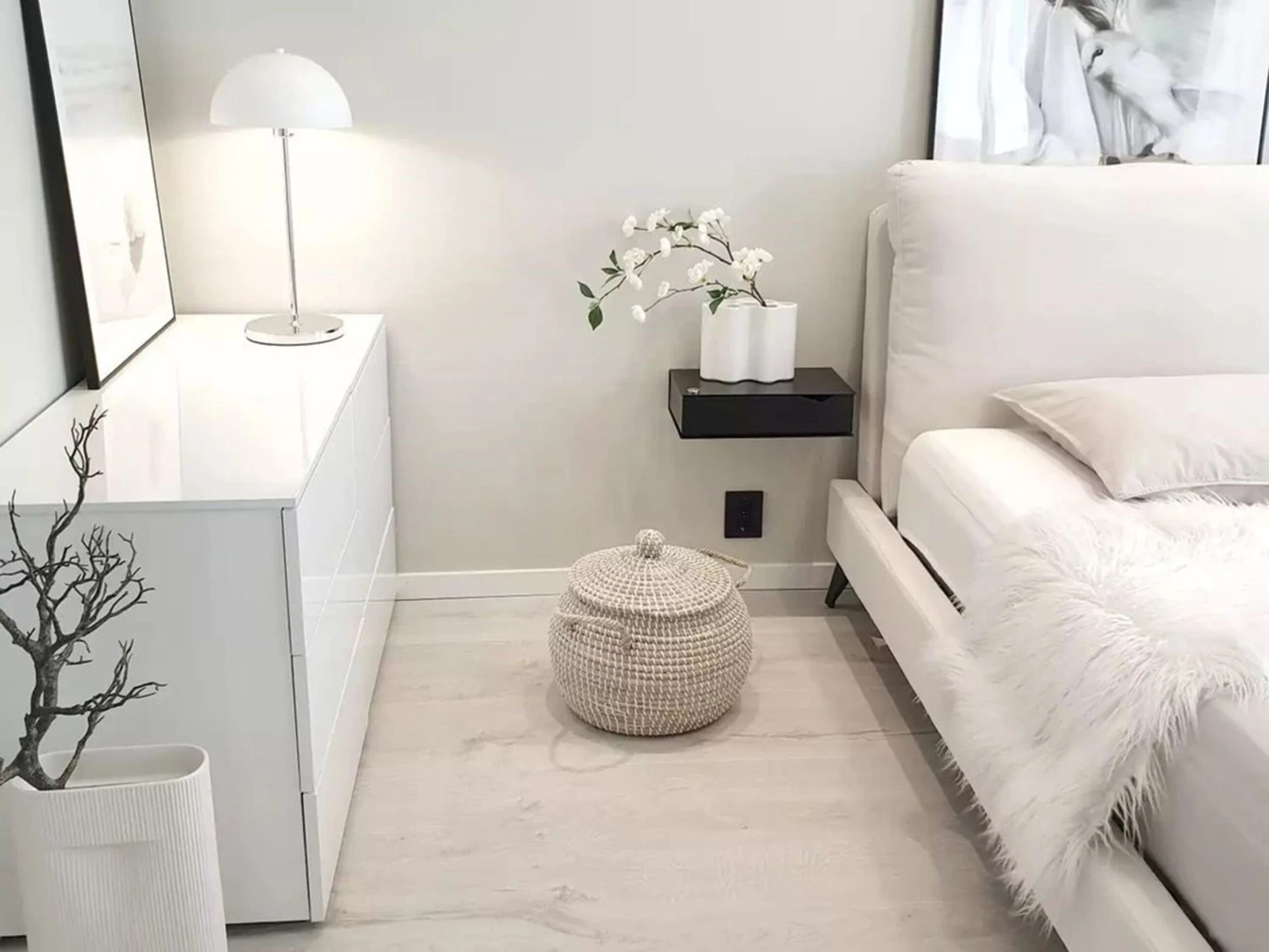 Sänky Chenille Vaalea Beige MELLE Useita Kokoja - Image 5