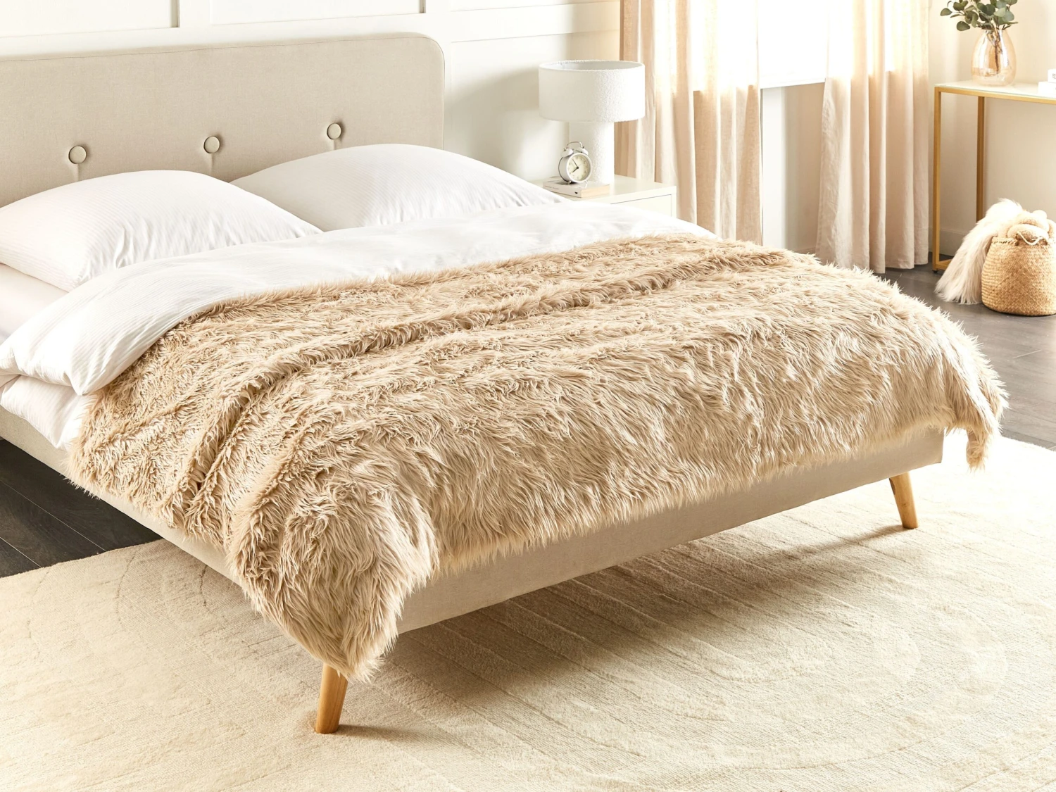 Päiväpeitto Vaaleanruskea DELICE Useita Kokoja - Image 2