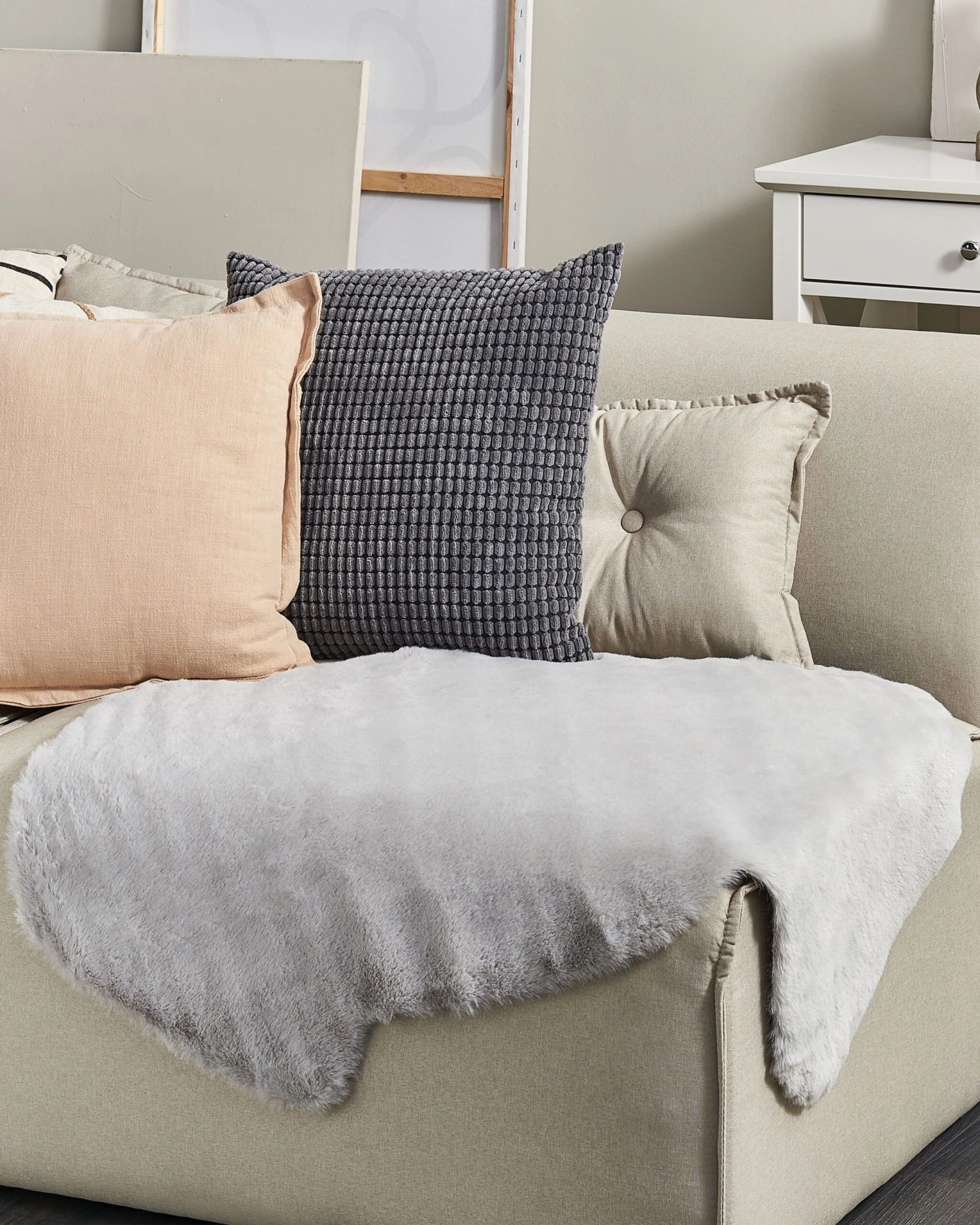 Tekotalja Harmaa 60 X 90 Cm UNDARA - Image 2