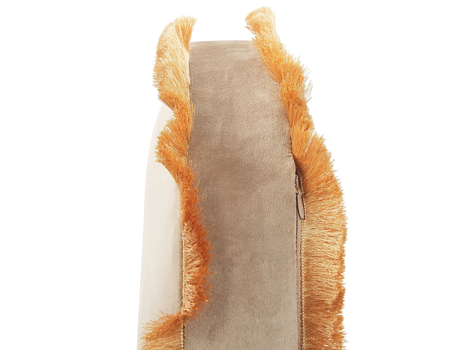 Koristetyyny 40 Cm Samettinen Beige POTHOS - Image 3