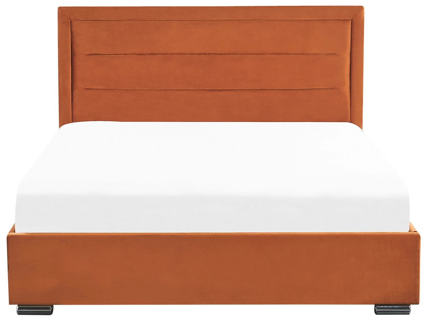 Sänky Sametti Säilytystila Oranssi ROUEN Useita Kokoja - Image 5