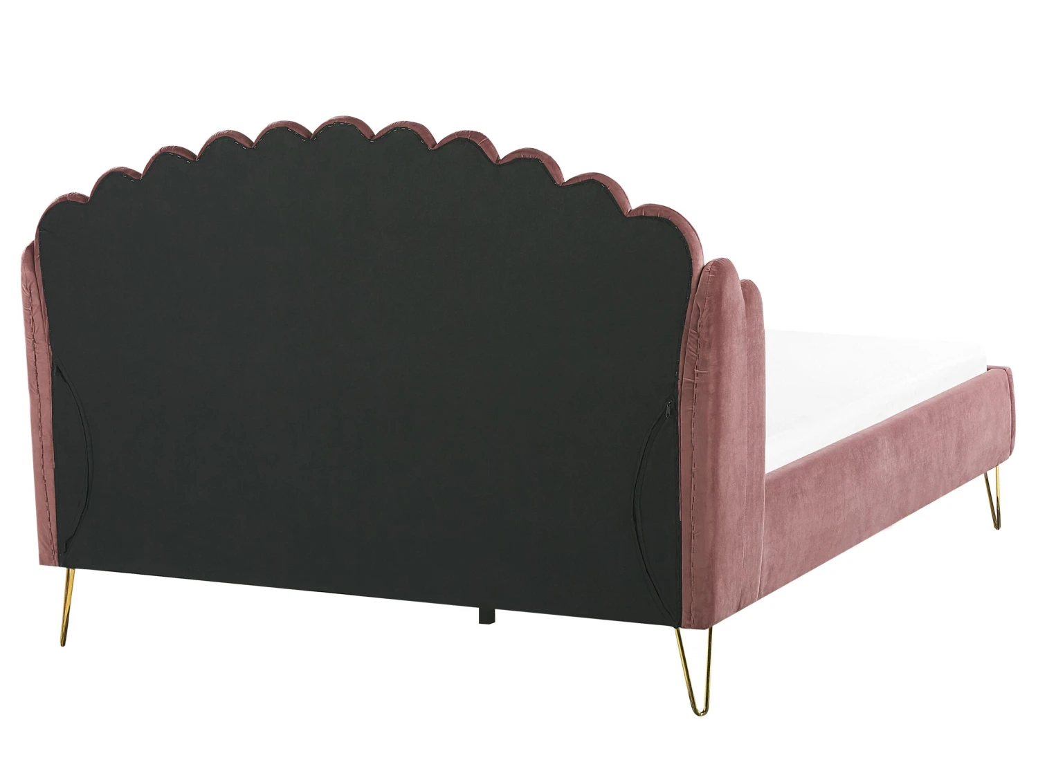 Parisänky Sametti Vaaleanpunainen 160 X 200 Cm AMBILLOU - Image 5