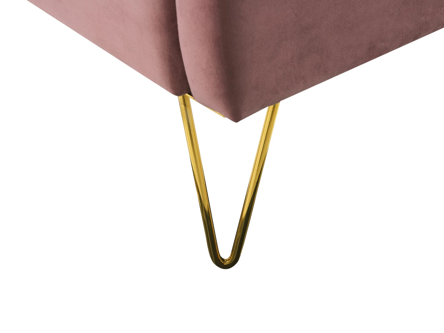 Parisänky Sametti Vaaleanpunainen 160 X 200 Cm AMBILLOU - Image 8