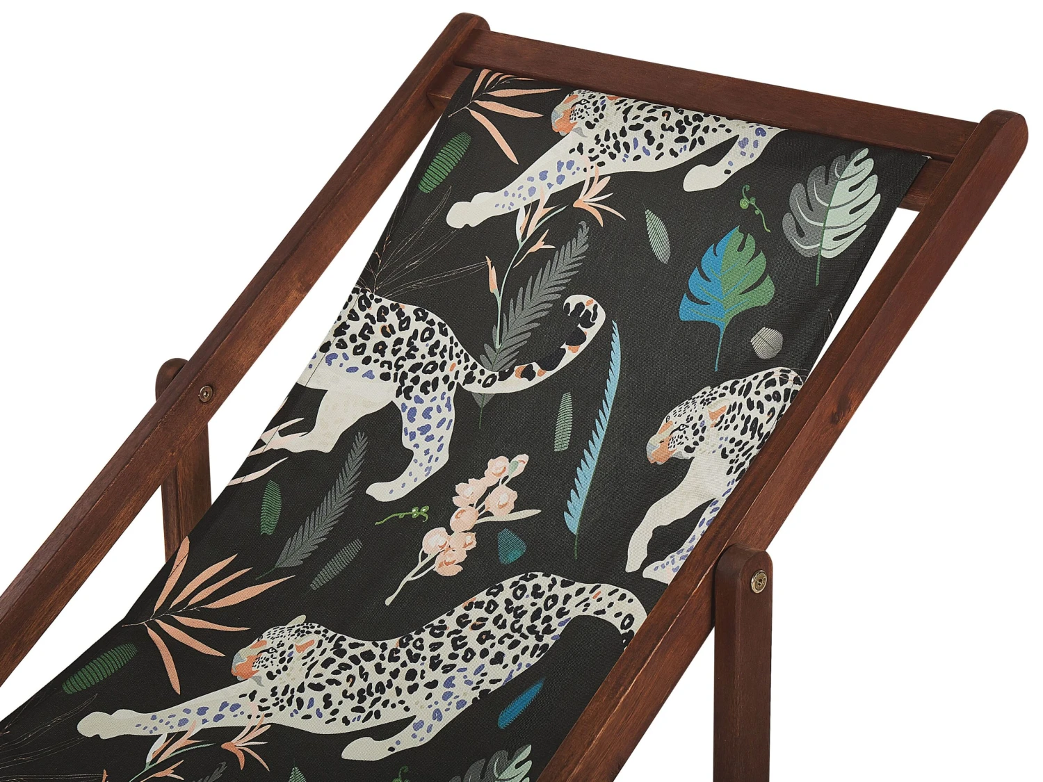 Leopardikuviollinen Vaihtokangas Aurinkotuoliin 2 Kpl ANZIO / AVELLINO - Image 3