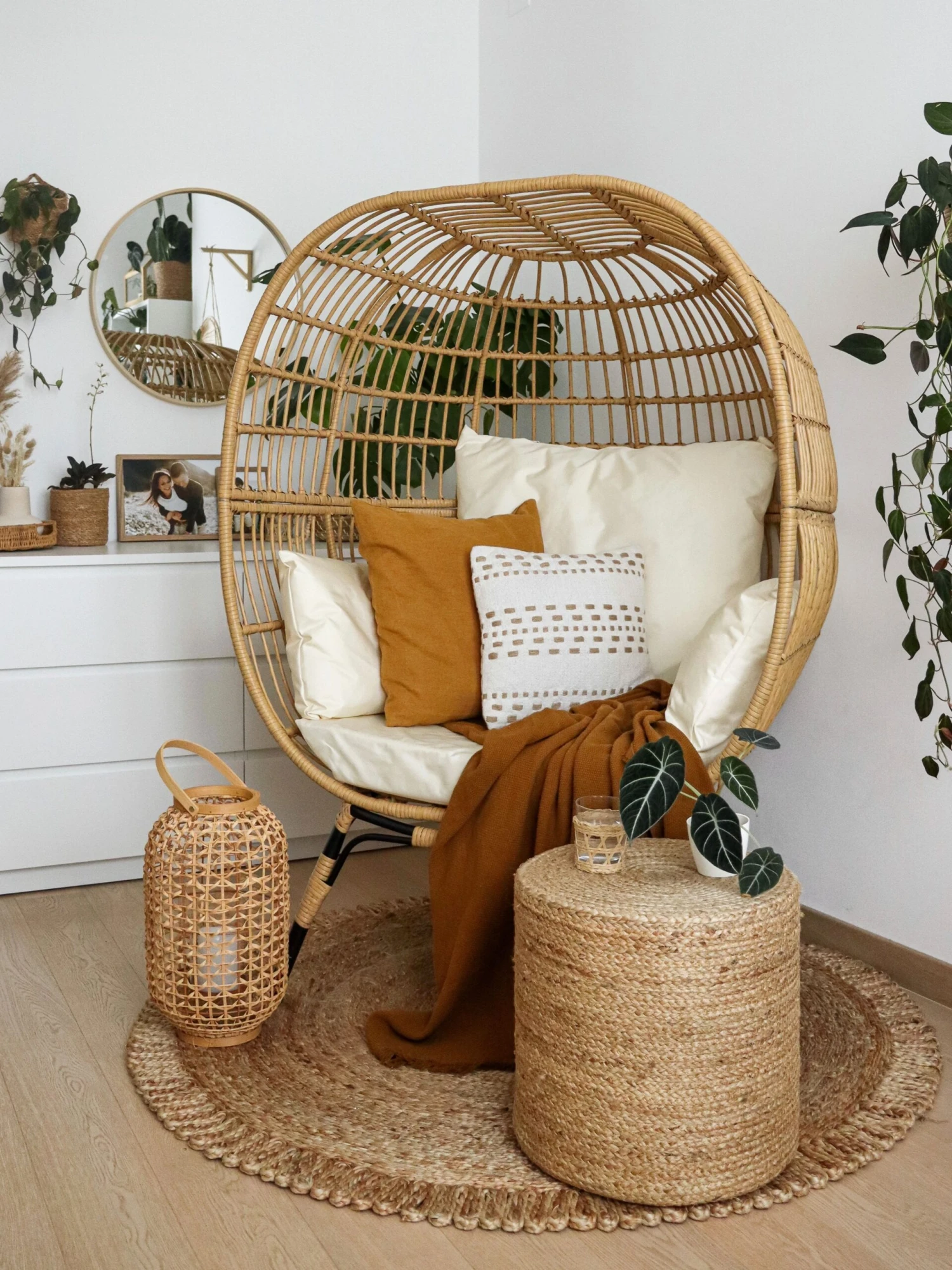 Matto Juutti Beige 140 Cm ERENCE - Image 6