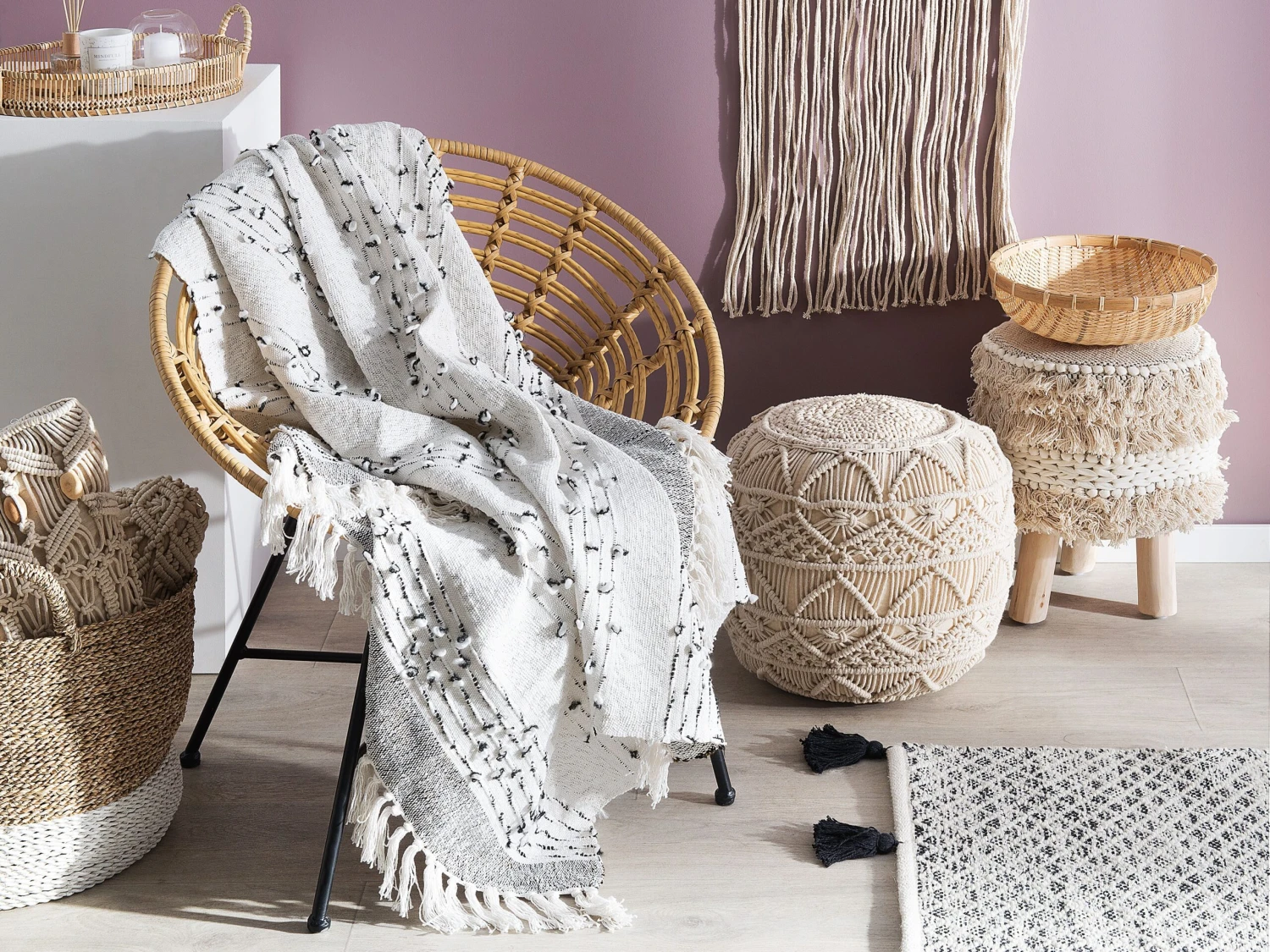 Viltti 130x150 Cm Vaaleanharmaa YAMALAK 8 Viltti 130x150 Cm Vaaleanharmaa YAMALAK - Image 6