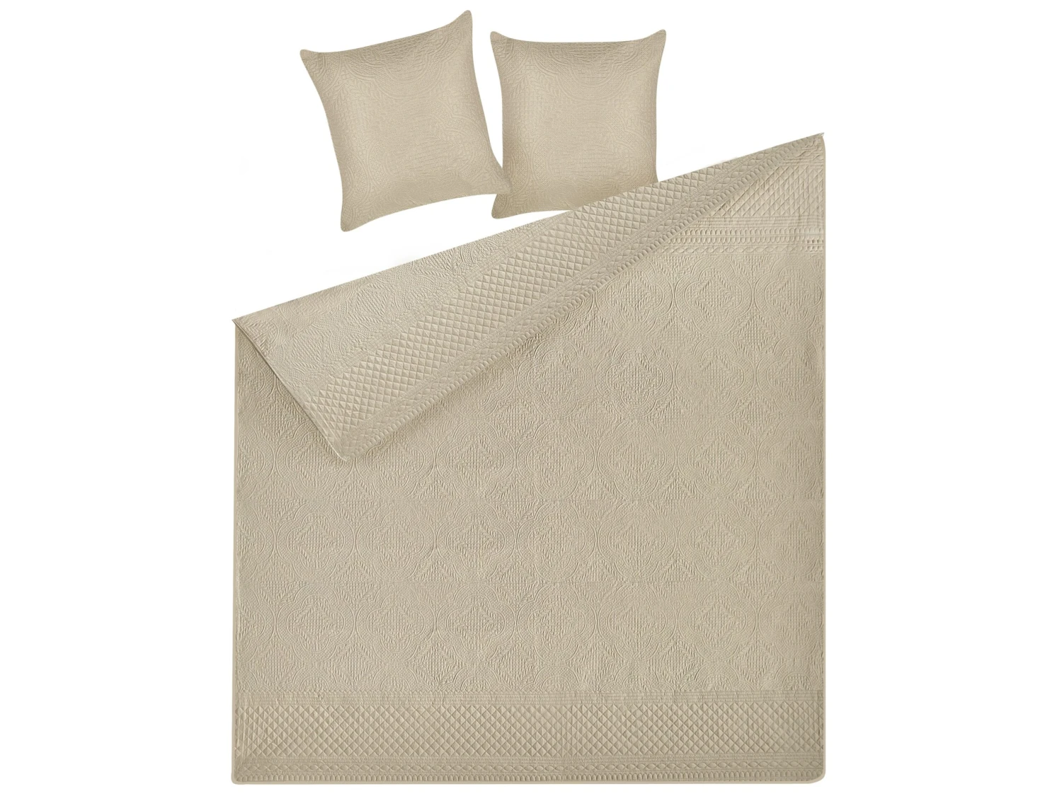 Päiväpeittosetti Kangas Ruskeanharmaa SHUSH Useita Kokoja - Image 3