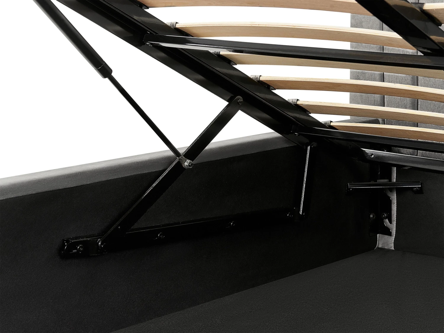 Sänky Sametti Säilytystila Harmaa VION Useita Kokoja 9 Sänky Sametti Säilytystila Harmaa VION Useita Kokoja - Image 7