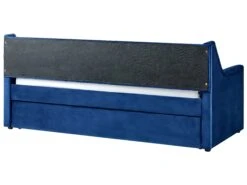 Sänky Sametti Lisävuode Laivastonsininen 90 X 200 Cm MONTARGIS -Koti Kaluste undef src sa picid 827011 type whitesh image