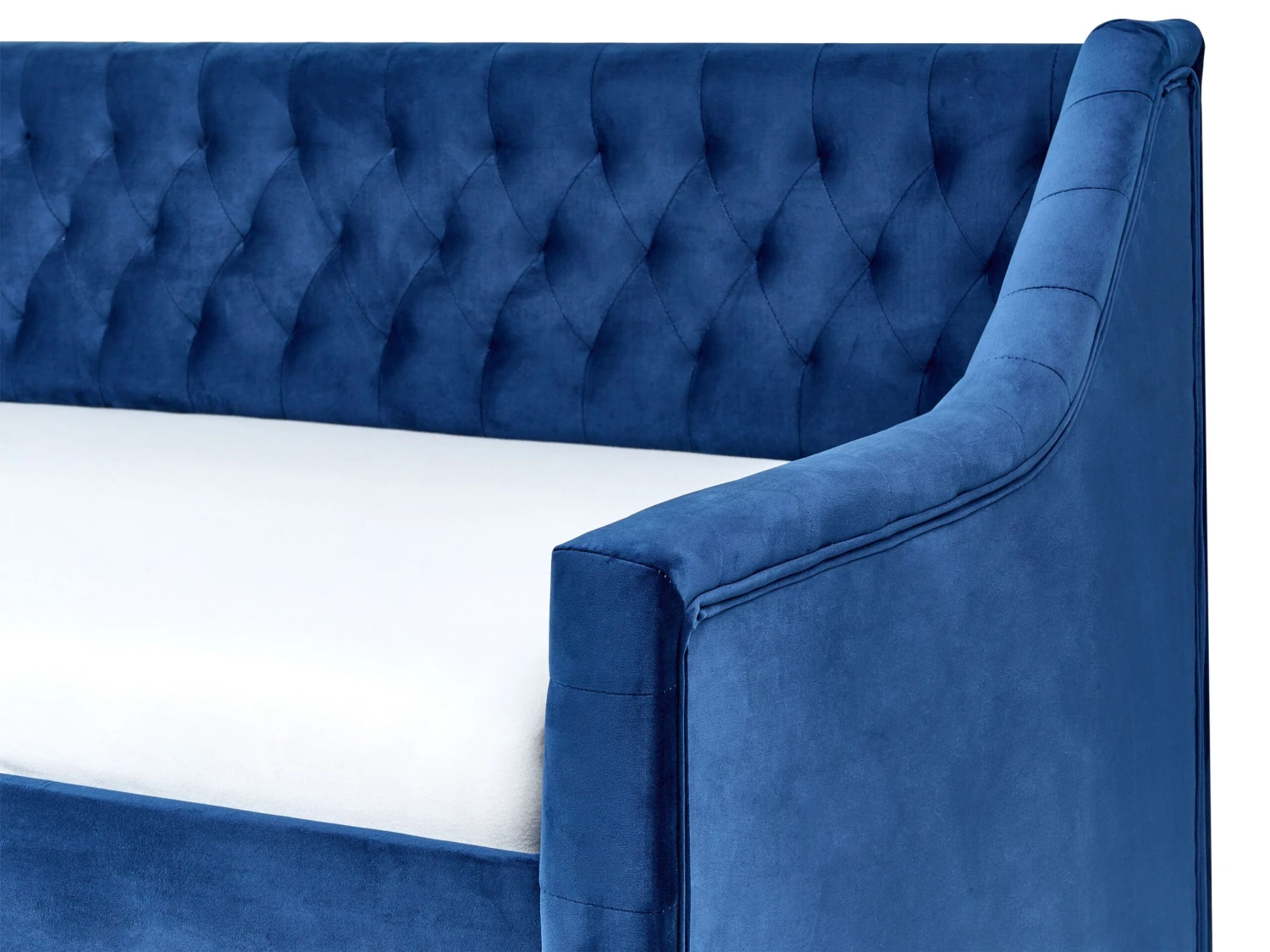 Sänky Sametti Lisävuode Laivastonsininen 90 X 200 Cm MONTARGIS - Image 9