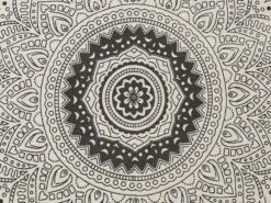 Huopa Puuvilla Beige/musta 130 X 180 Cm BERHAMPORE -Koti Kaluste undef src sa picid 829195 type whitesh image