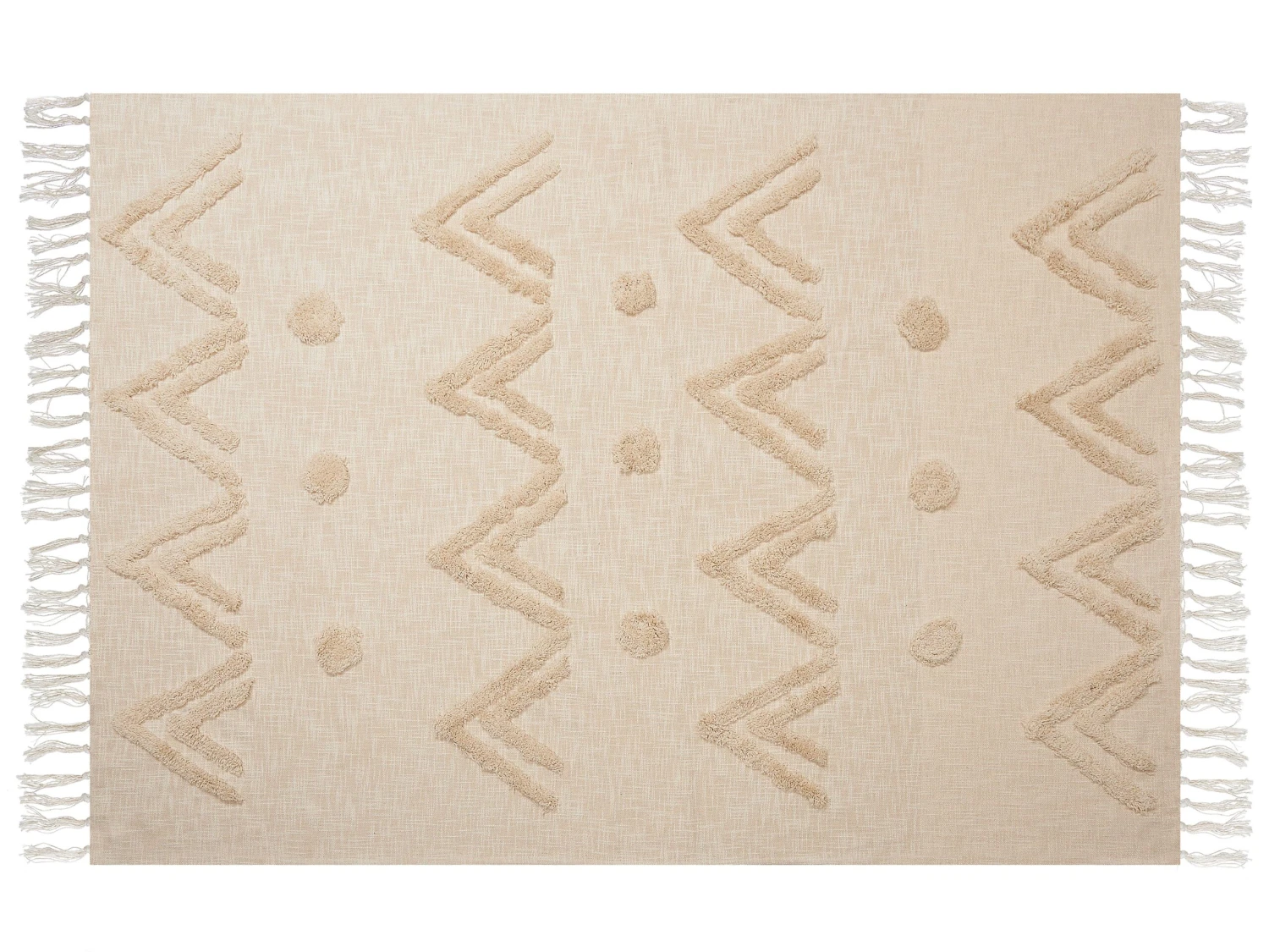 Huopa Puuvilla Beige 130 X 180 Cm FATEHPUR