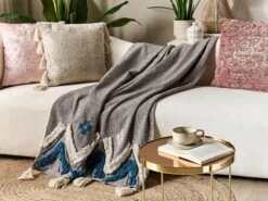 Huopa Puuvilla Harmaa 130 X 180 Cm KOTTAYAM -Koti Kaluste undef src sa picid 829398 type color image