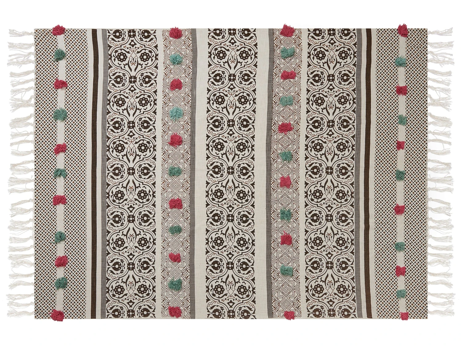 Huopa Puuvilla Beige/ruskea 130 X 180 Cm CHINSURAH