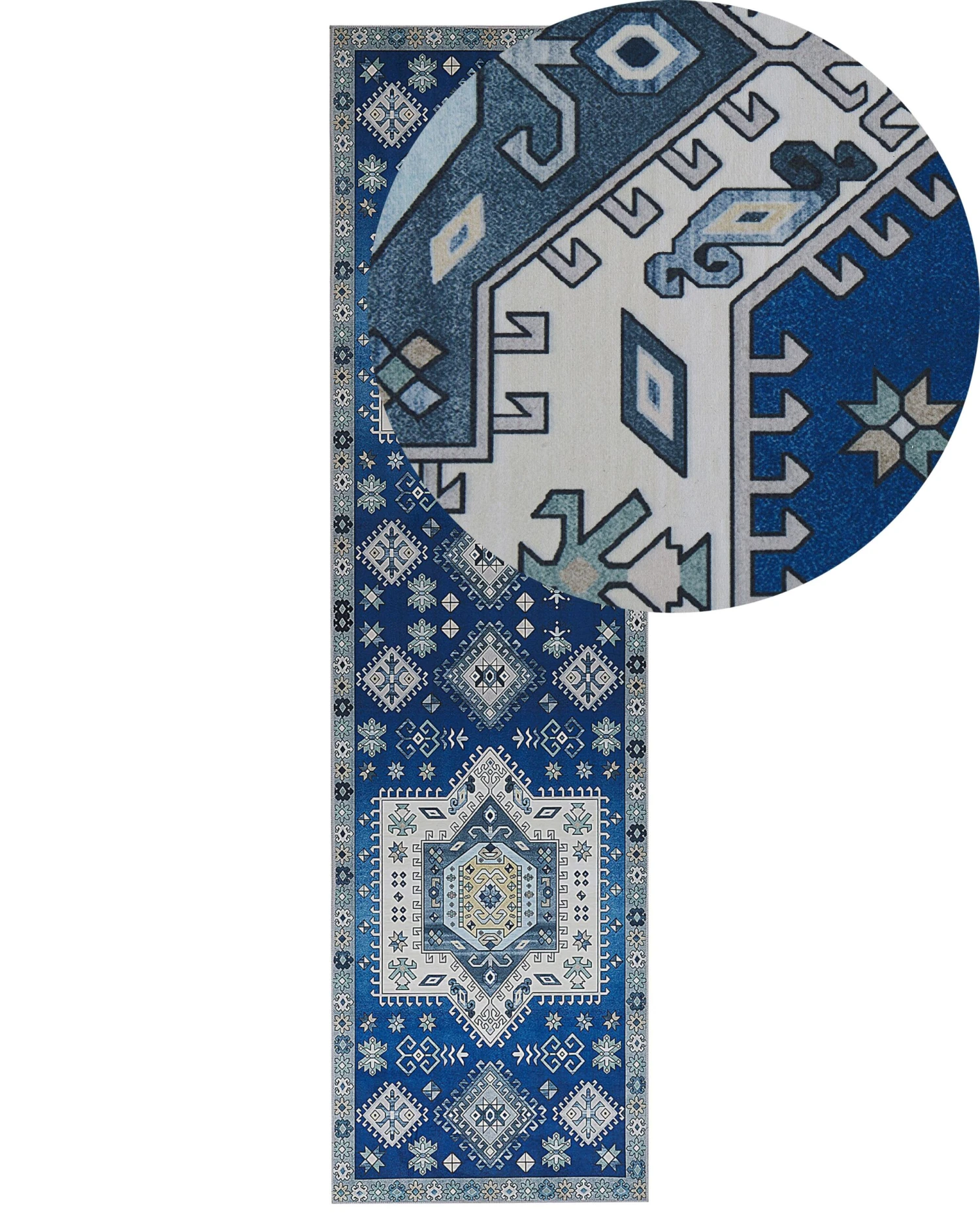 Matto Kangas Sininen/beige PARVAKADLI Useita Kokoja