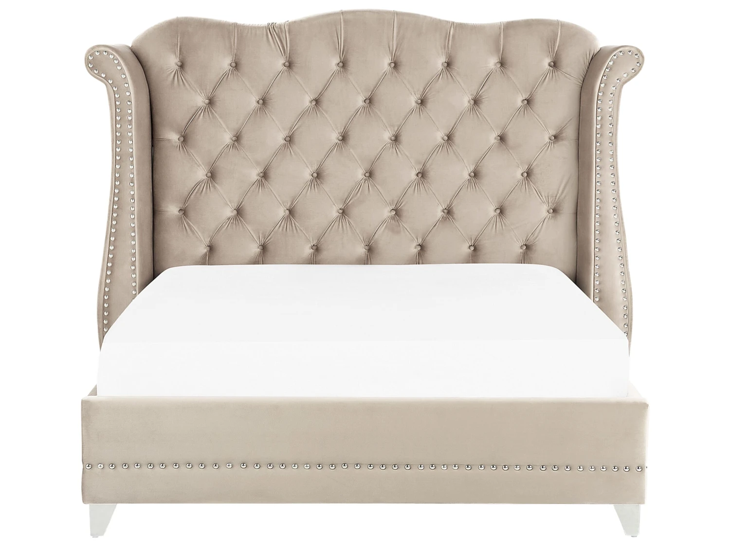 Sänky Sametti Beige AYETTE Useita Kokoja - Image 3