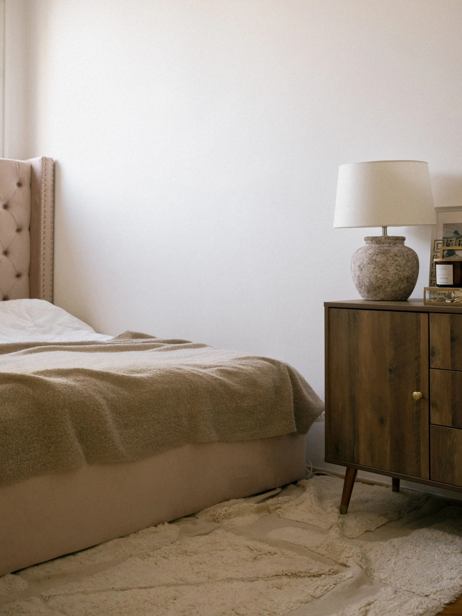 Sänky Sametti Beige LUBBON Useita Kokoja - Image 9