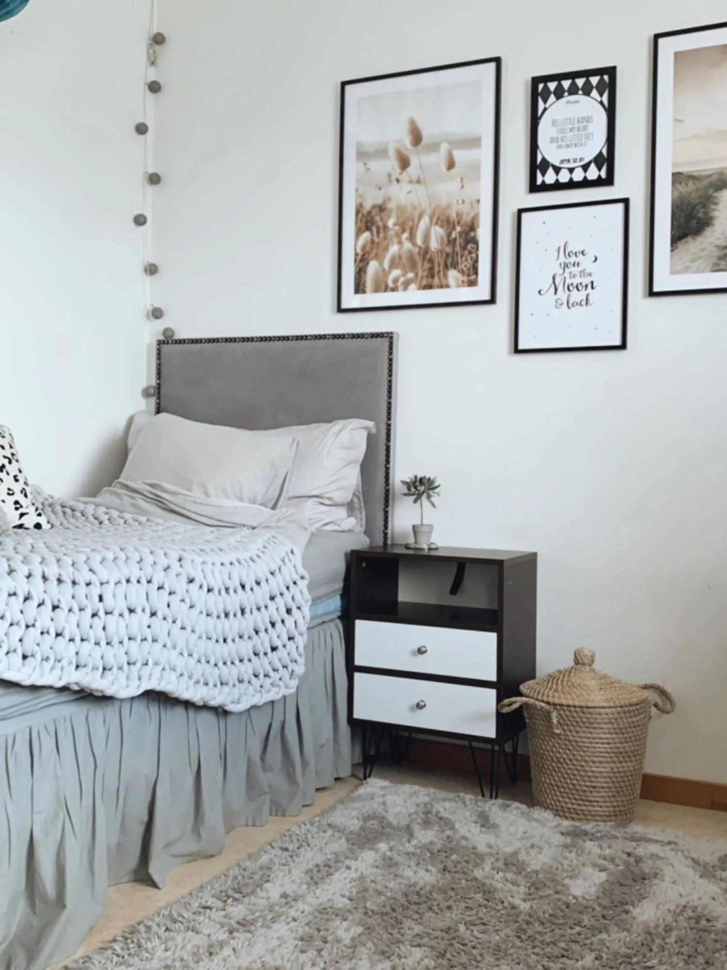 Matto Kangas Vaaleanharmaa EVREN Useita Kokoja - Image 5