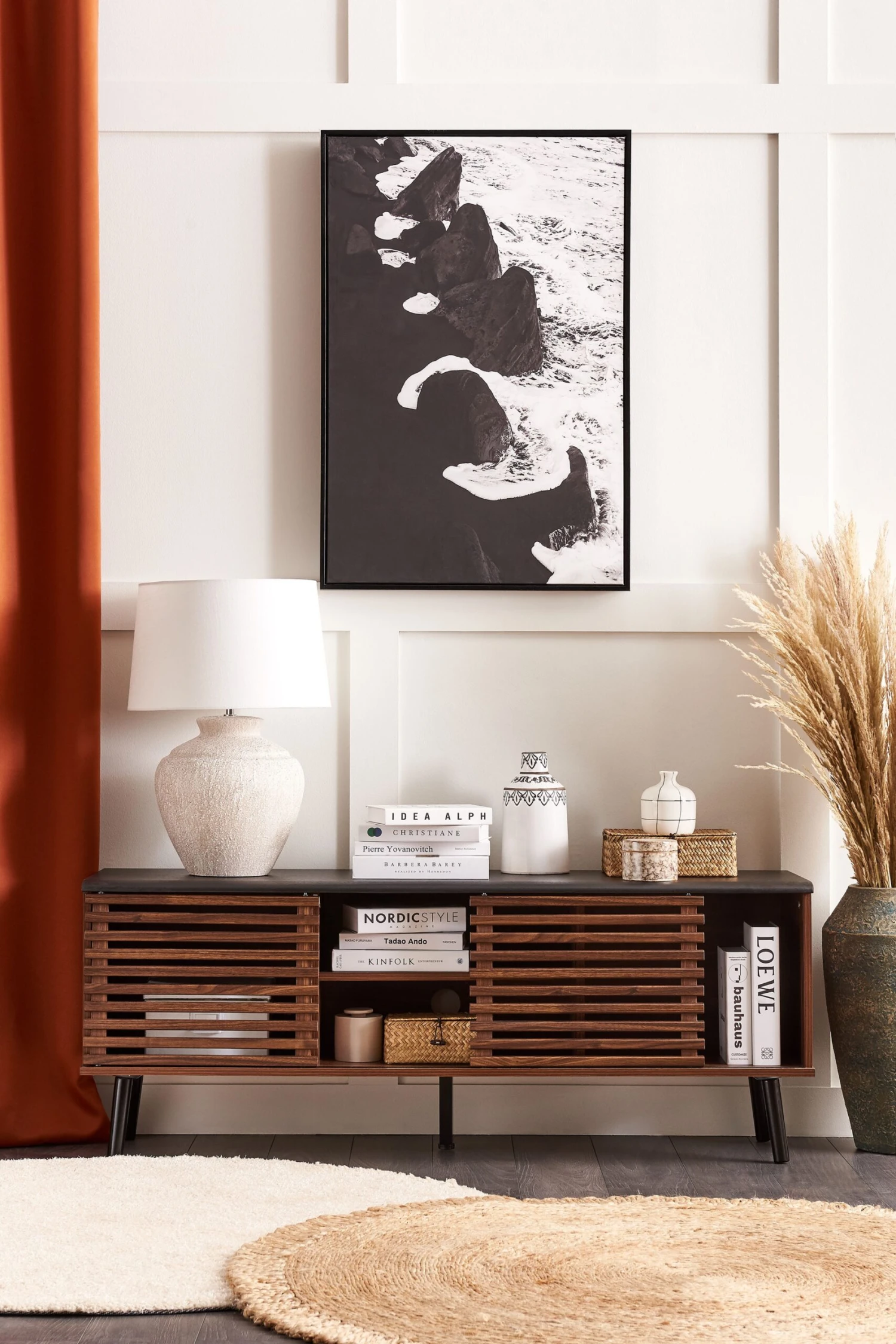 Pyöreä Matto Valkoinen ⌀ 140 Cm DEMRE - Image 4