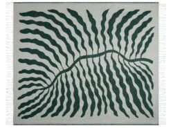 Viltti Akryyli Valkoinen/vihreä 130 X 170 Cm BARTAR