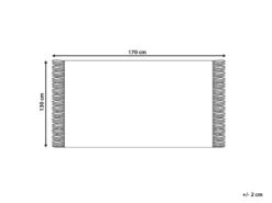 Huopa Keltainen/valkoinen 130 X 170 Cm JALKINI -Koti Kaluste undef src sa picid 834476 type whitesh image