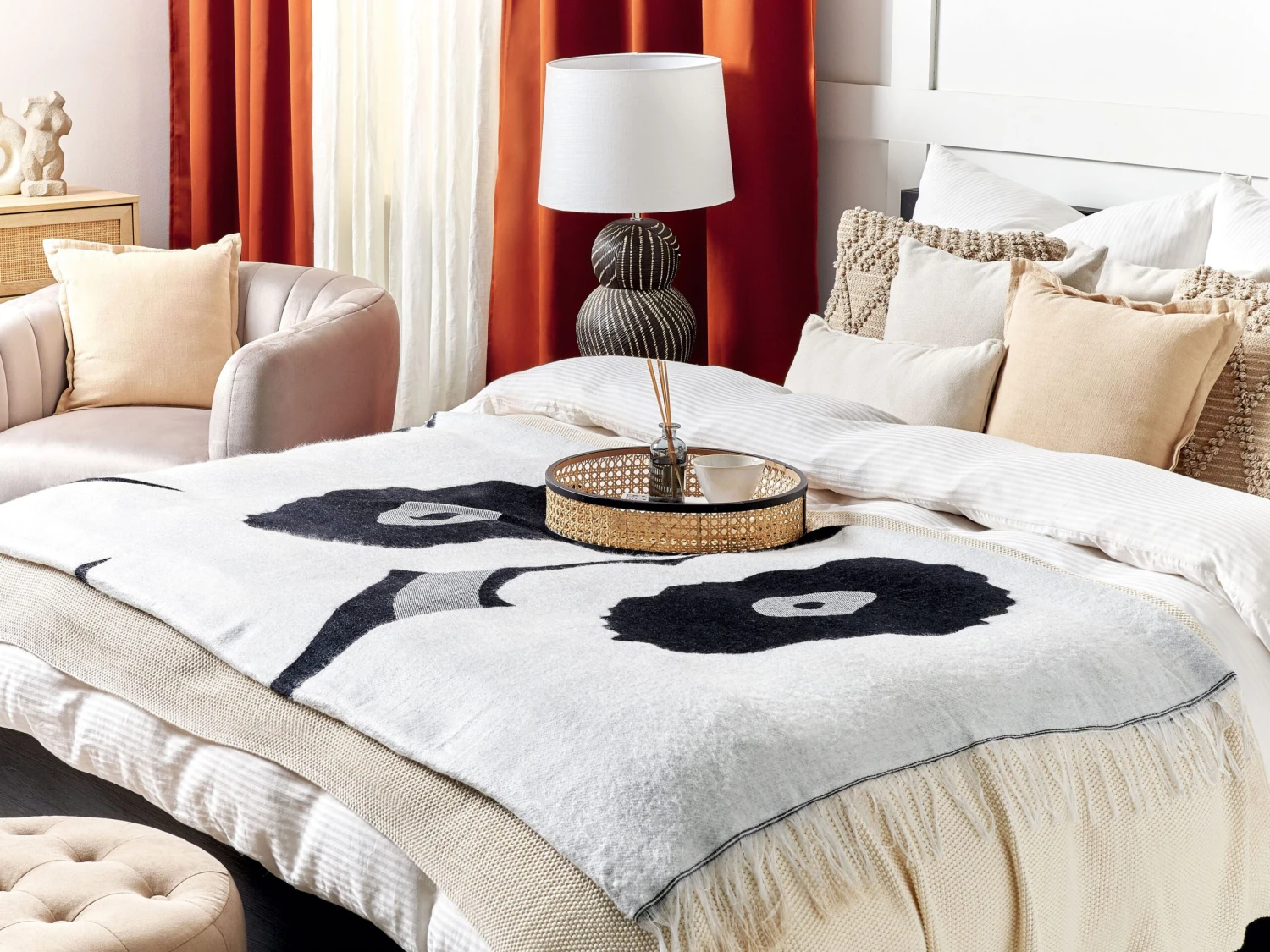 Viltti Akryyli Harmaa/musta 130 X 170 Cm KYAKMI - Image 2