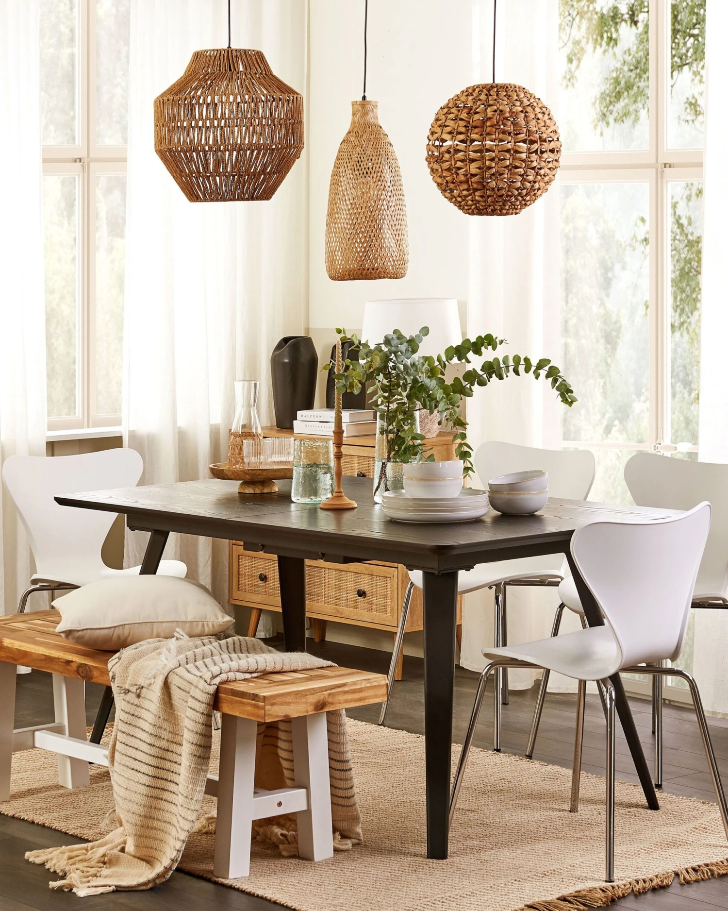 Matto Juutti Beige ZERDALI Useita Kokoja - Image 4