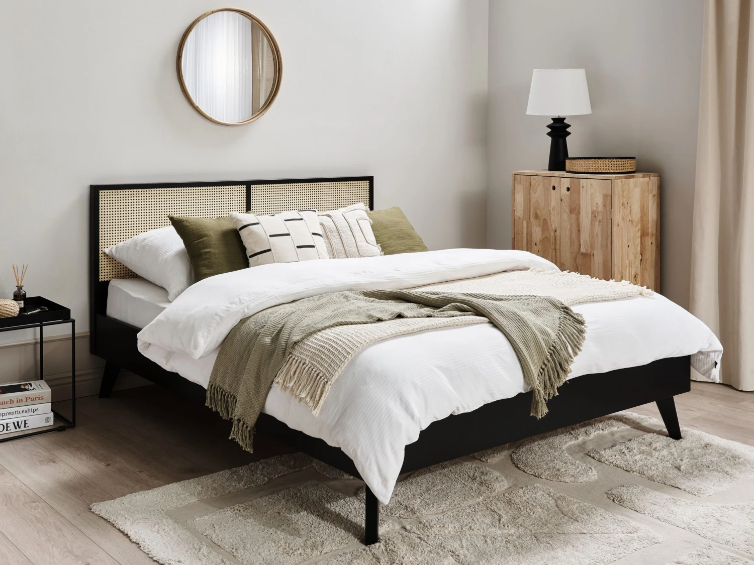 Parisänky Musta 160 X 200 Cm MONPAZIER - Image 2