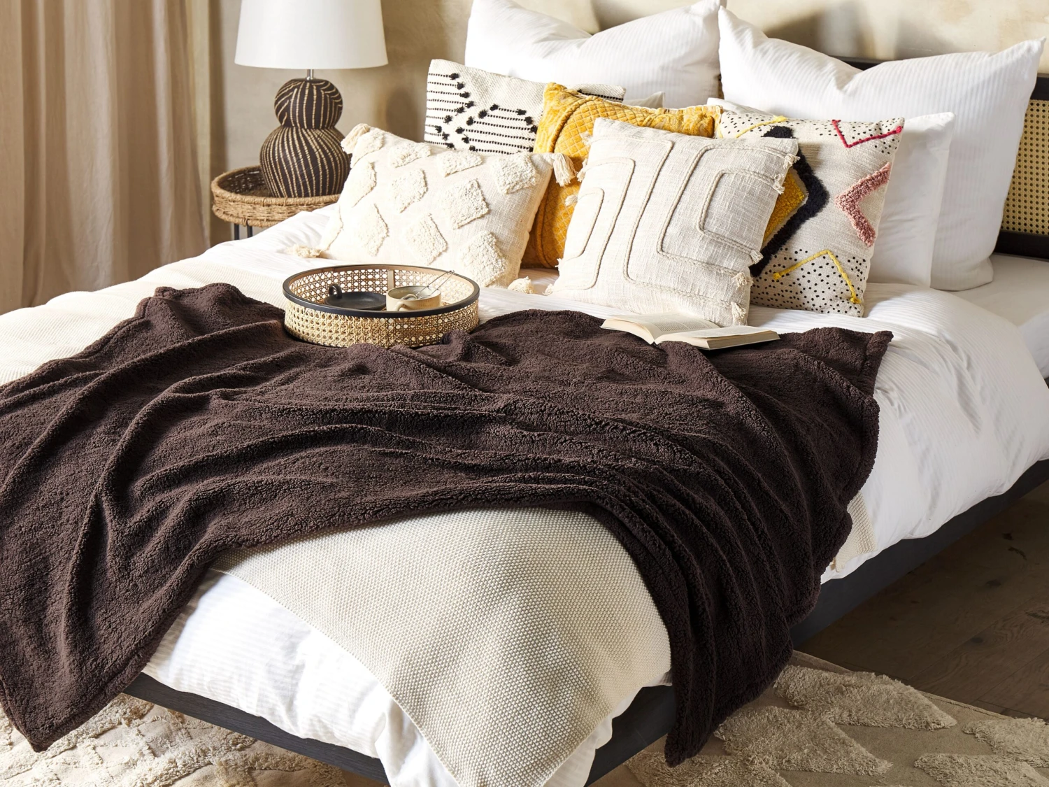 Huopa Kangas Tummanruskea 125 X 150 Cm MIRGE - Image 2