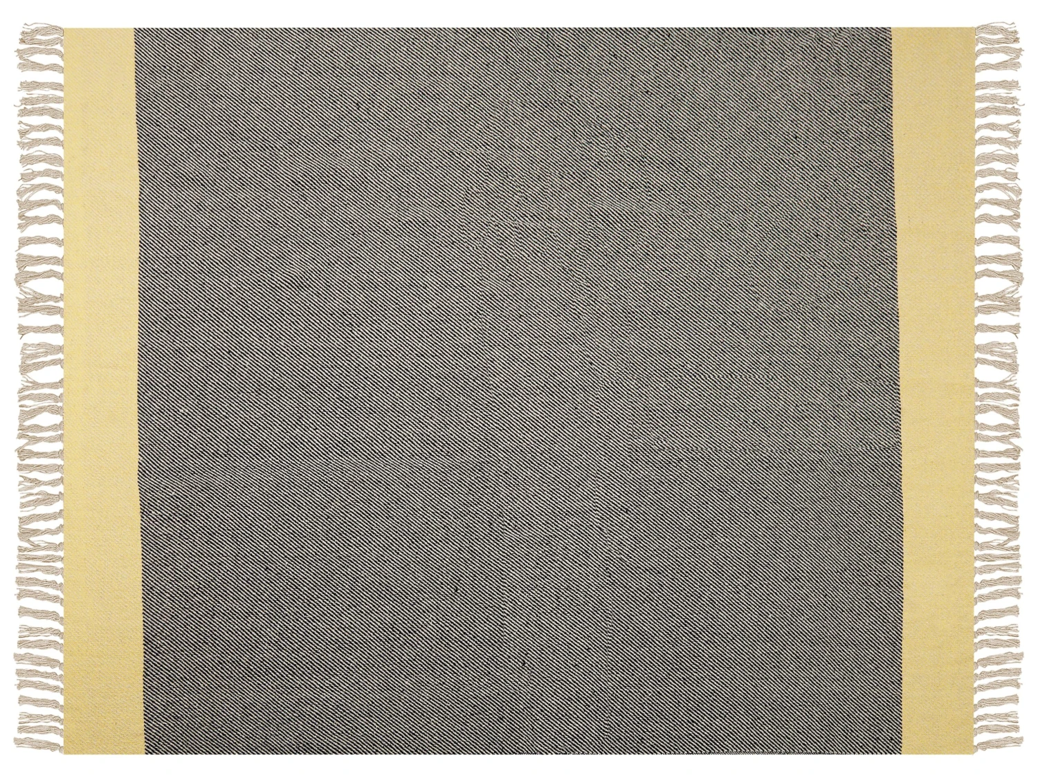 Viltti Puuvilla Harmaa/keltainen 125 X 150 Cm LAPU