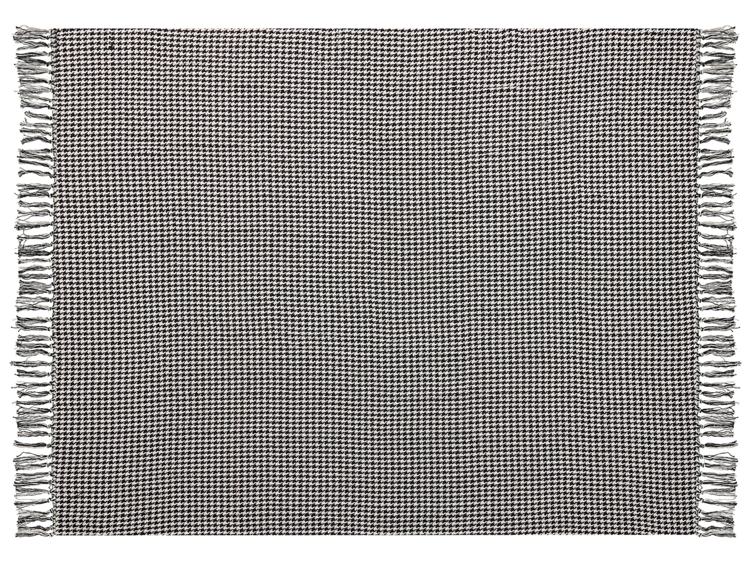 Viltti Puuvilla Musta/valkoinen 125 X 150 Cm DAMEK