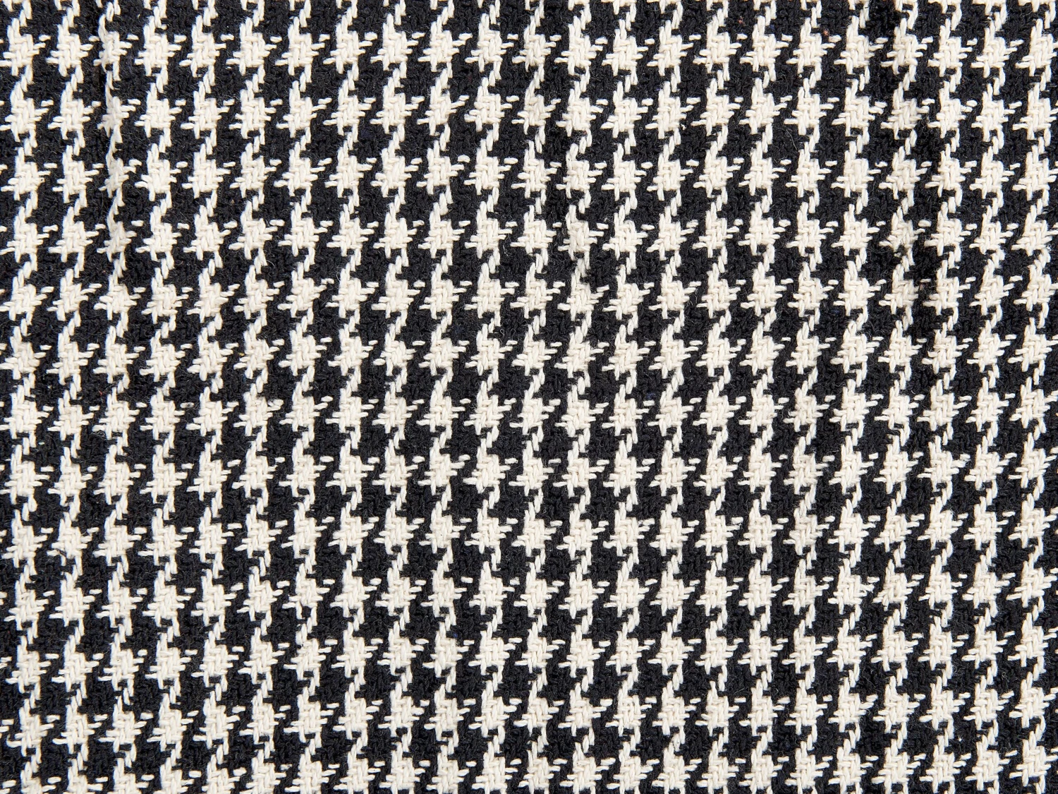 Viltti Puuvilla Musta/valkoinen 125 X 150 Cm DAMEK - Image 4