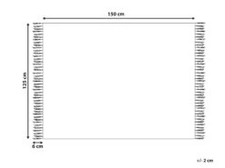 Huopa Puuvilla 125 X 150 Cm Keltainen/vihreä BETALI -Koti Kaluste undef src sa picid 839760 type whitesh image