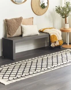 Matto Puuvilla Beige/musta BOZKIR Useita Kokoja -Koti Kaluste undef src sa picid 839794 type color image