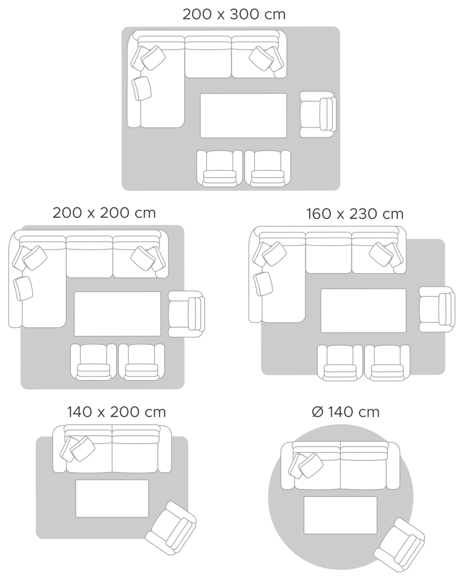Matto Puuvilla Kermanvalkoinen/vihreä ø 120 Cm IRICE - Image 6