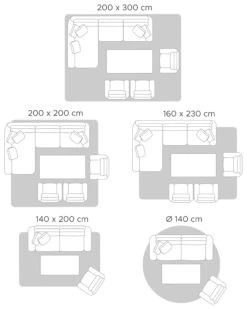 Matto Villa Monivärinen GELINKAYA Useita Kokoja -Koti Kaluste undef src sa picid 842433 type whitesh image