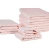Pyyhesetti Puuvilla Pastellipinkki 9 Kpl ATIU -Koti Kaluste undef src sa picid 843376 type whitesh image