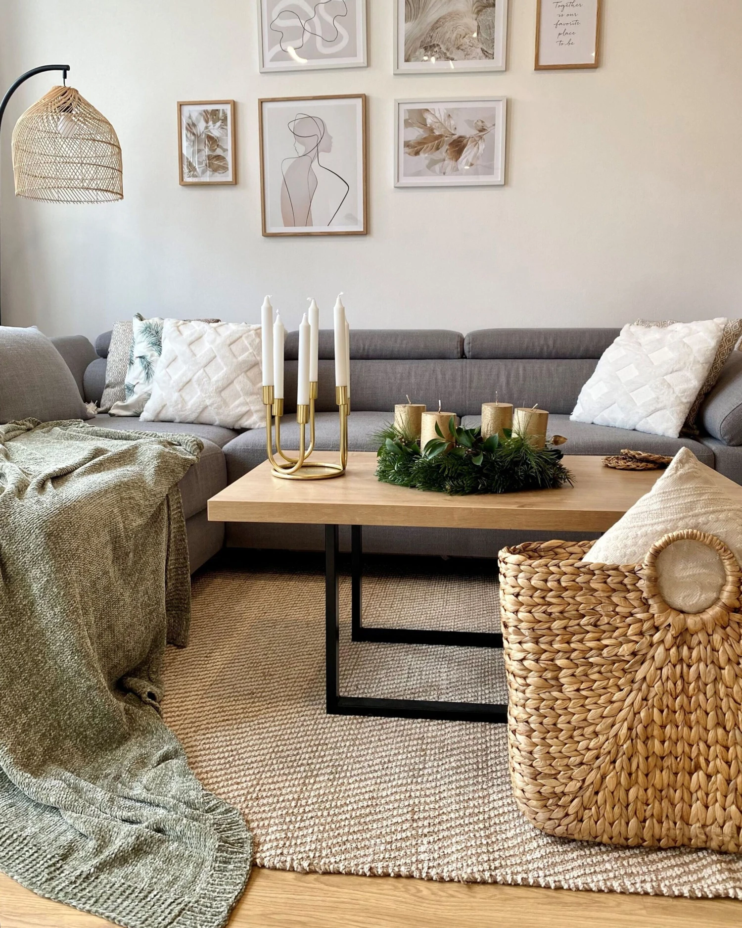 Matto Juutti Beige ALADAG Useita Kokoja - Image 8