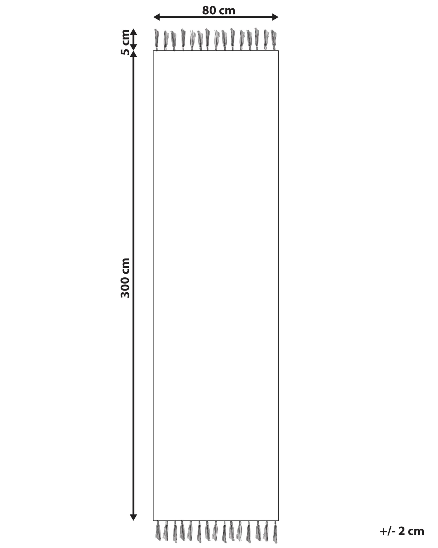 Matto Juutti Beige/valkoinen TALPUR Useita Kokoja - Image 7