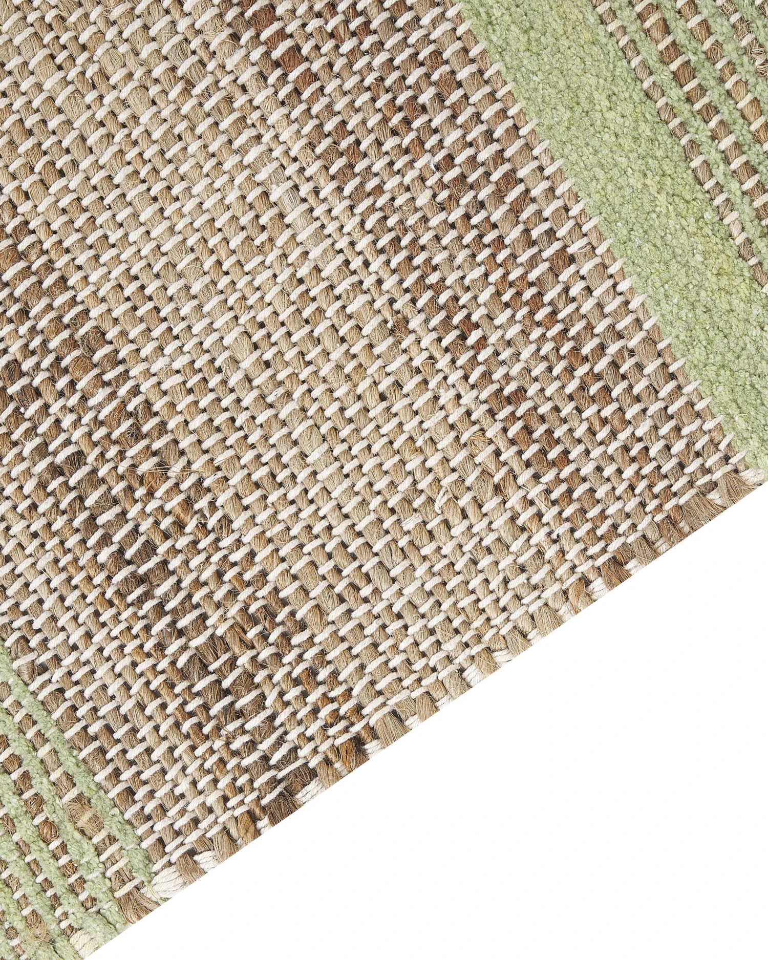 Matto Juutti Beige/vaaleanvihreä TALPUR Useita Kokoja 8 Matto Juutti Beige/vaaleanvihreä TALPUR Useita Kokoja - Image 6