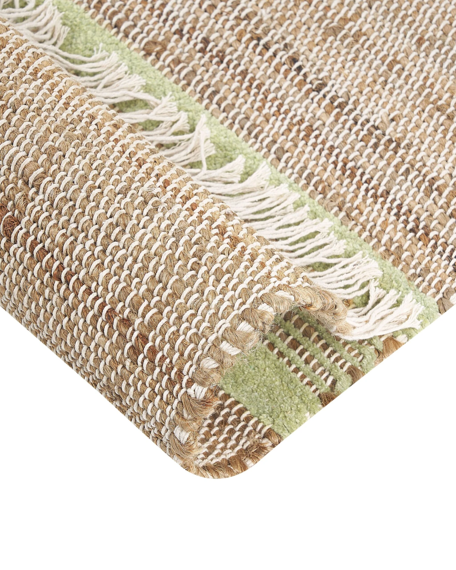 Matto Juutti Beige/vaaleanvihreä TALPUR Useita Kokoja - Image 5