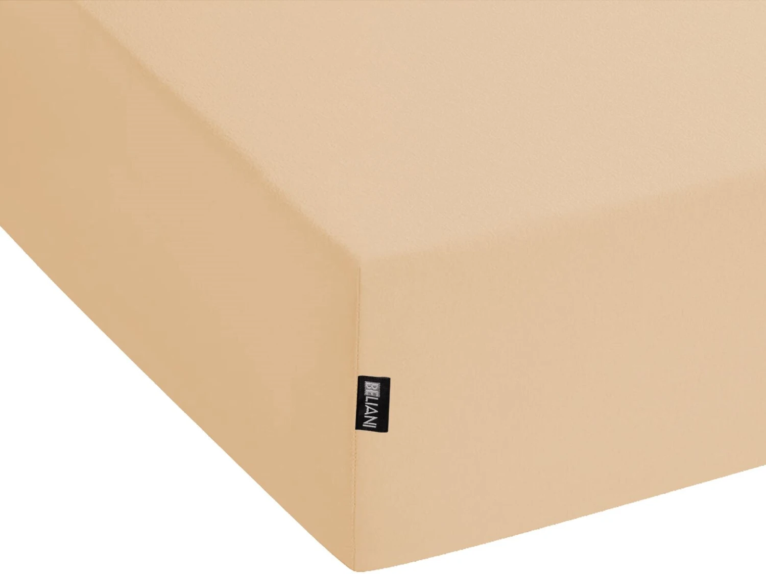 Puuvillalakana Muotoonommeltu Hiekanruskea JANBU Useita Kokoja - Image 3