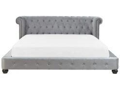 Vesisänky Sametti Vaaleanharmaa 180 X 200 Cm CAVAILLON -Koti Kaluste undef src sa picid 847021 type whitesh image