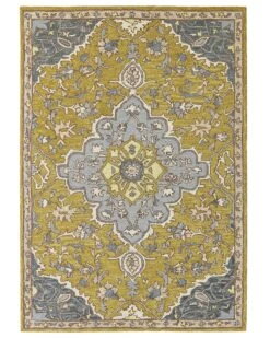 Matto Villa Keltainen/sininen MUCUR Useita Kokoja 11 Matto Villa Keltainen/sininen MUCUR Useita Kokoja -Koti Kaluste undef src sa picid 848443 type whitesh image