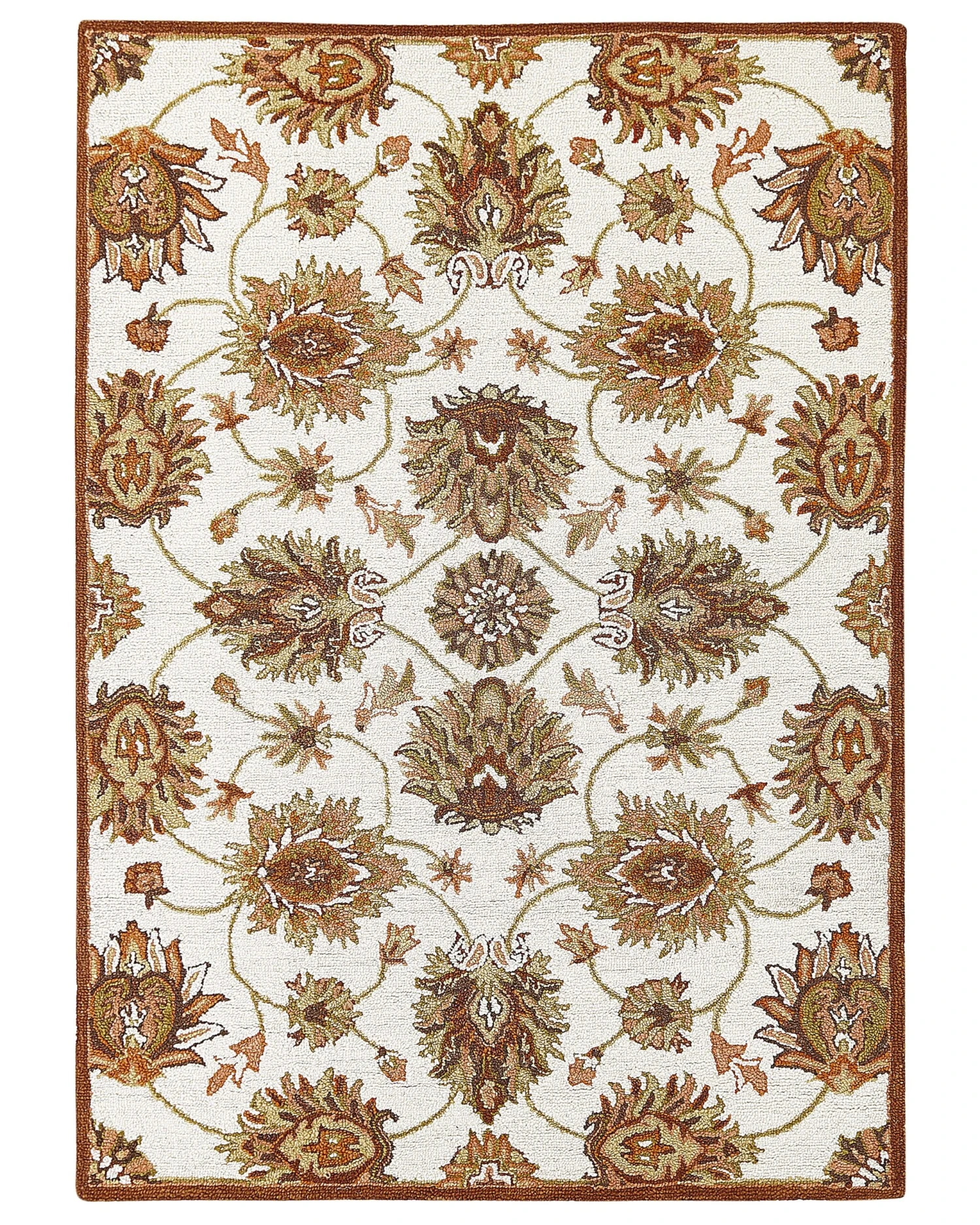 Matto Villa Beige/ruskea EZINE Useita Kokoja - Image 3