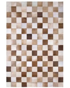 Matto Lehmännahka Ruskea/beige SOLMAZ Useita Kokoja -Koti Kaluste undef src sa picid 851066 type whitesh image