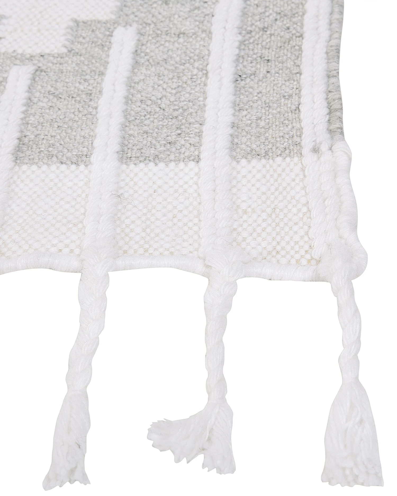 Matto Harmaa/valkoinen 80 X 150 Cm TABIAT 6 Matto Harmaa/valkoinen 80 X 150 Cm TABIAT - Image 4